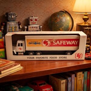 Vintage Toy Safeway Semi-Truck In Box